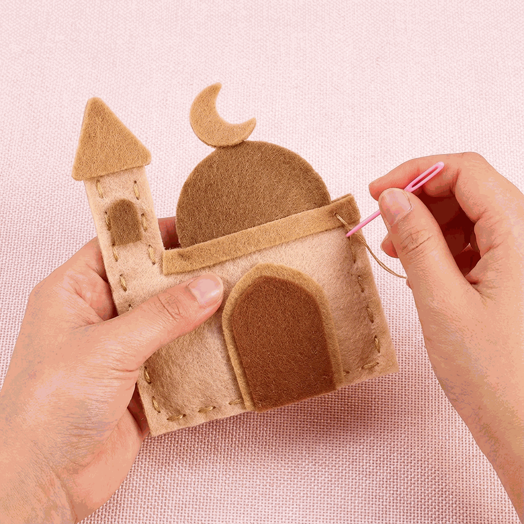 Ramadan sewing kit with 7 creative projects for the holy month