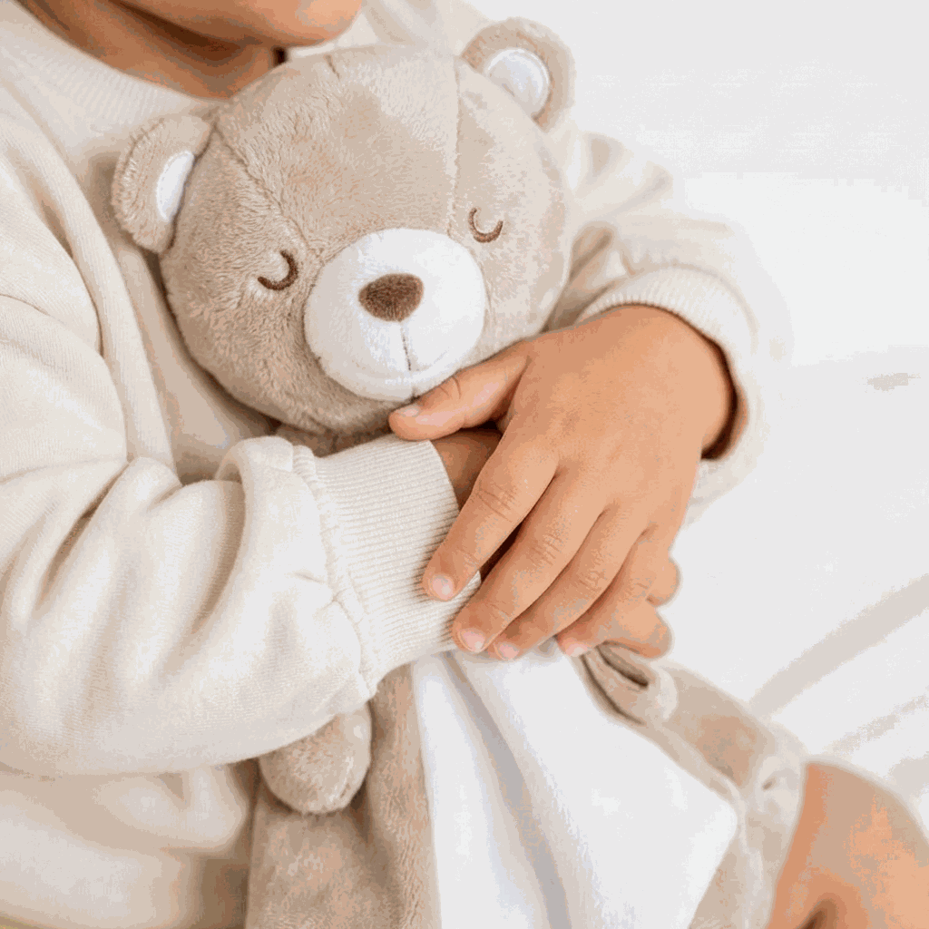 Little Deen interactive comforter with voice recording, soothing sounds and USB rechargeable for baby