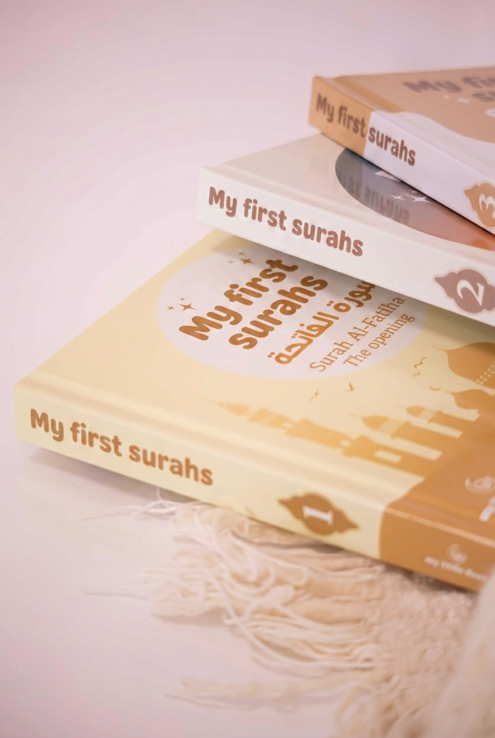 My First Surahs - the three books stacked